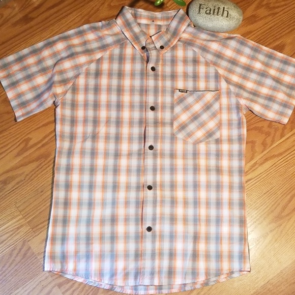 Hurley Other - Hurley button up shirt med like new